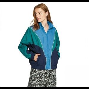 NWT WILD FABLE blue windbreaker size XS